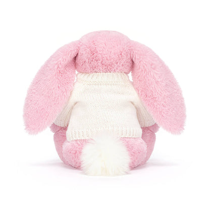 Blushkin Blossom Luxe Bunny with Personalized Cream Jumper