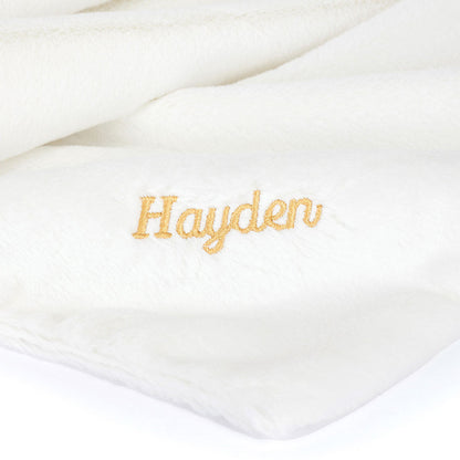 Personalized Bashful Luxe Bunny Luna Blankie