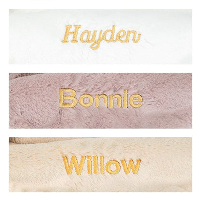 Personalized Bashful Luxe Bunny Willow Blankie